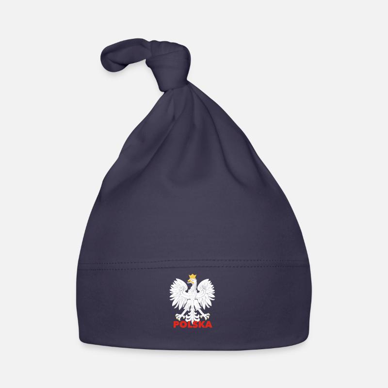 POLSKA ORZEł POLISH EAGLE - Bonnet bio Bébé - marine