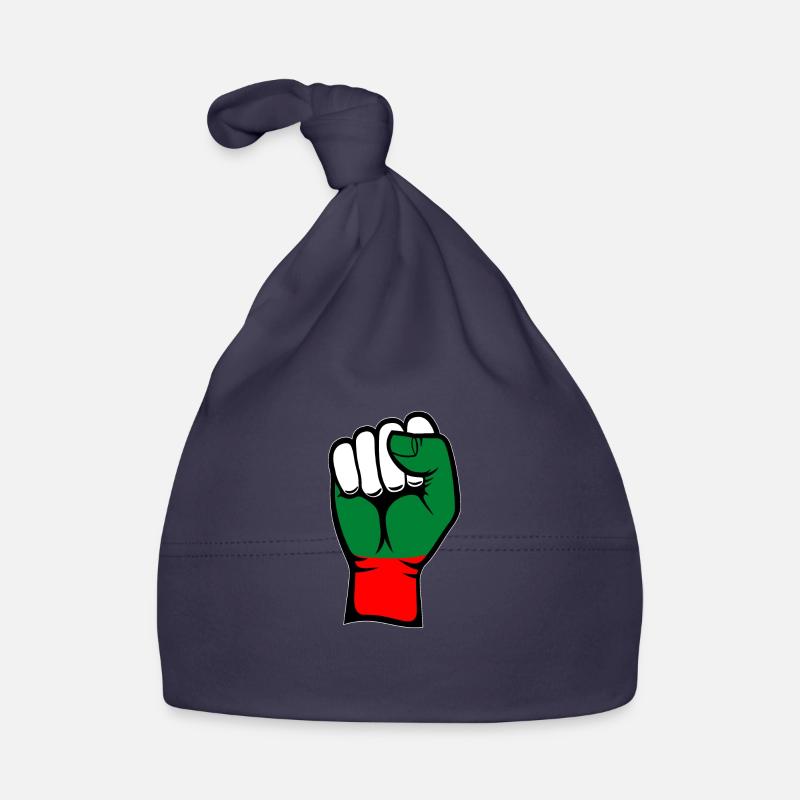 Bulgarien Flagge Faust Baby Bio-Mütze