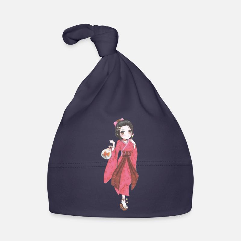 Mangas - Bonnet bio Bébé - marine