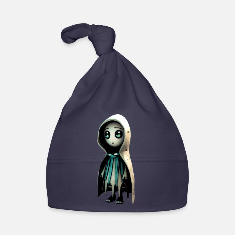 Monstre mignon - Bonnet bio Bébé - marine
