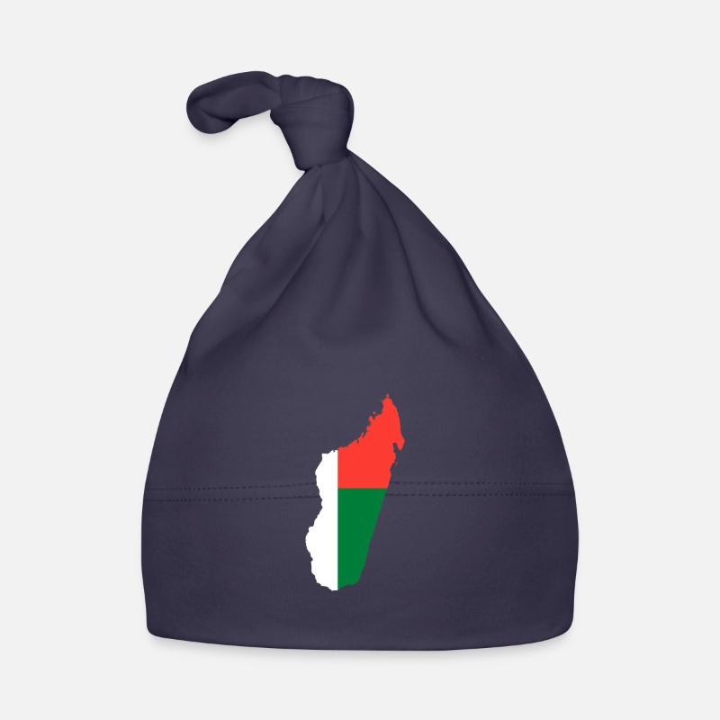 Madagascar map flag flag Organic Baby Cap