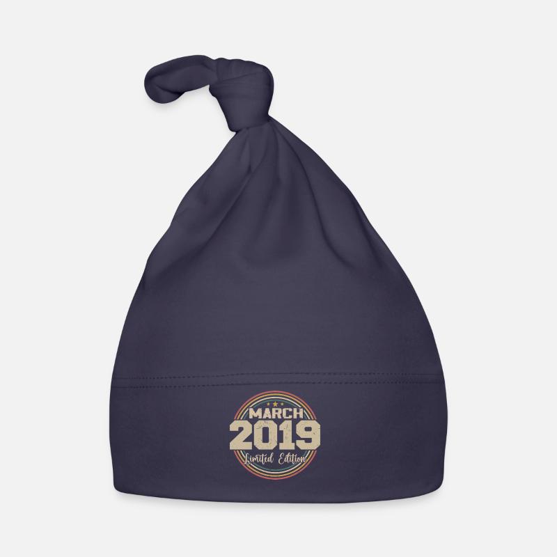 Awesome Since March 2019 Birthday 2019 Gift Organic Baby Cap
