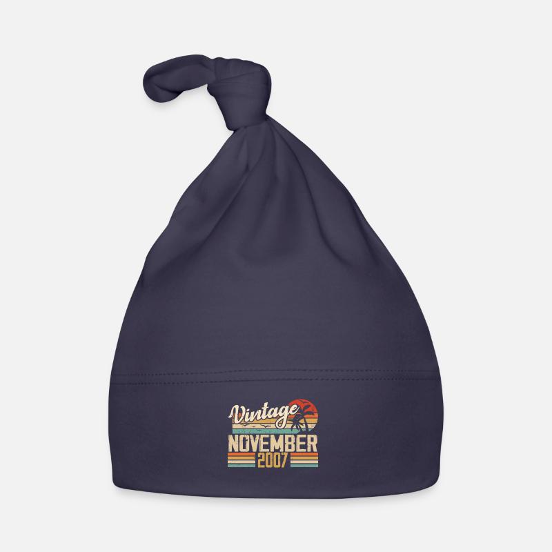 Legendary since November 2007 - Vintage 2007 Organic Baby Cap