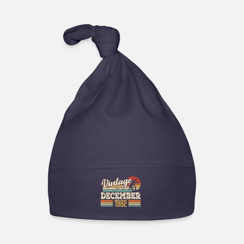 Dezember 1982 Vintage Retro Geburtstagsgeschenk Baby Bio-Mütze