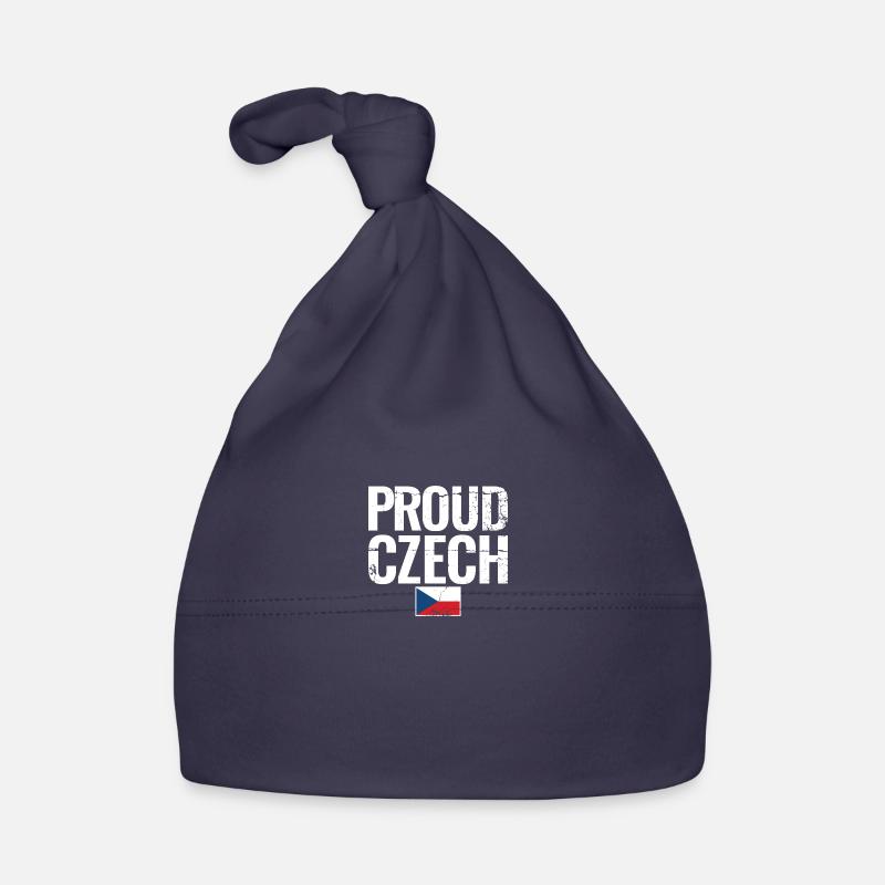 Fier République tchèque Drapeau tchèque tchèque Bonnet bio Bébé