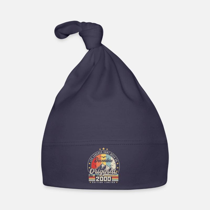 Cadeau D'anniversaire Nées En Décembre 2000 Bonnet bio Bébé