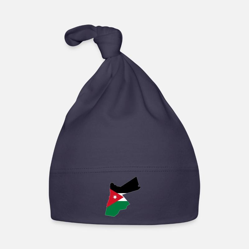 Jordan Flag Map Organic Baby Cap