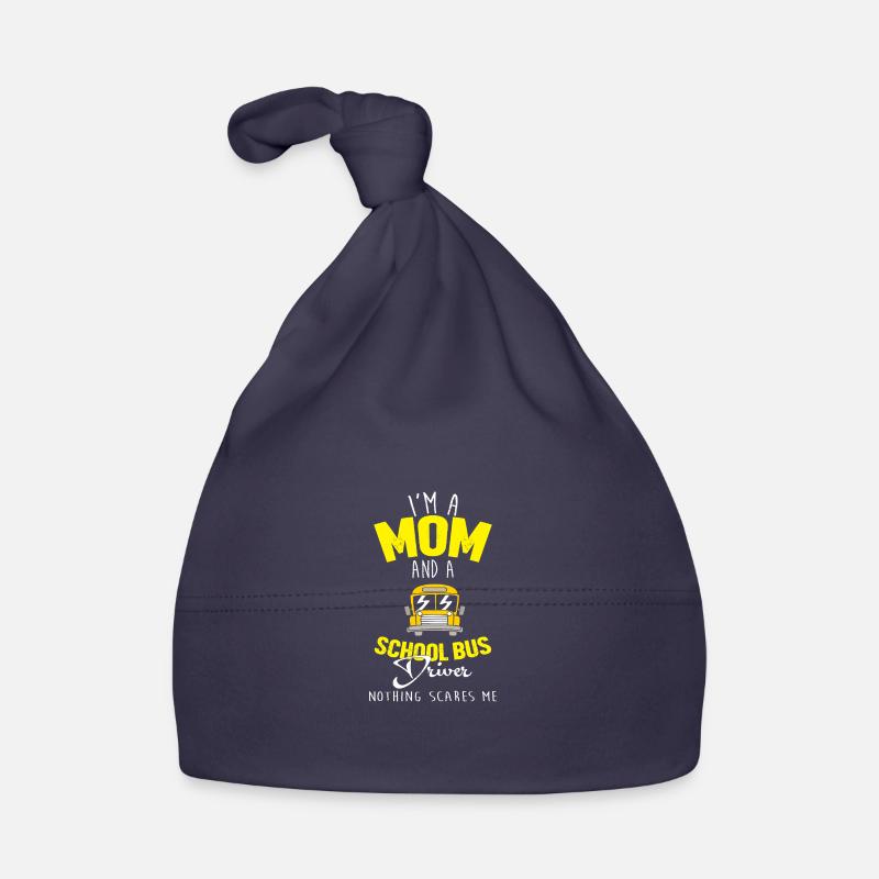 School Bus Driver School Bus Organic Baby Cap