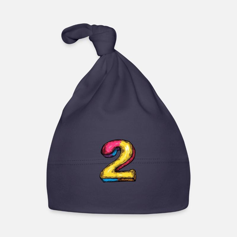 Bande dessinée à 2 chiffres Bonnet bio Bébé