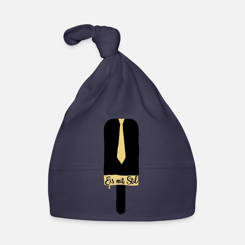 Eis mit Stil - Baby Bio-Mütze - Navy