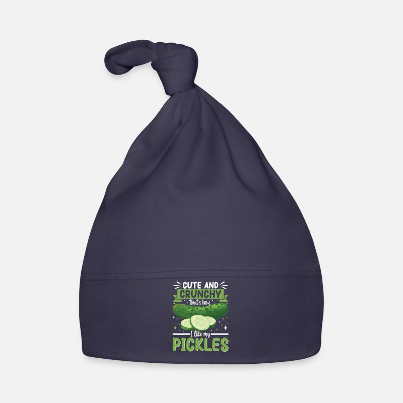 Cadeau de concombre mignon et croquant Bonnet bio Bébé