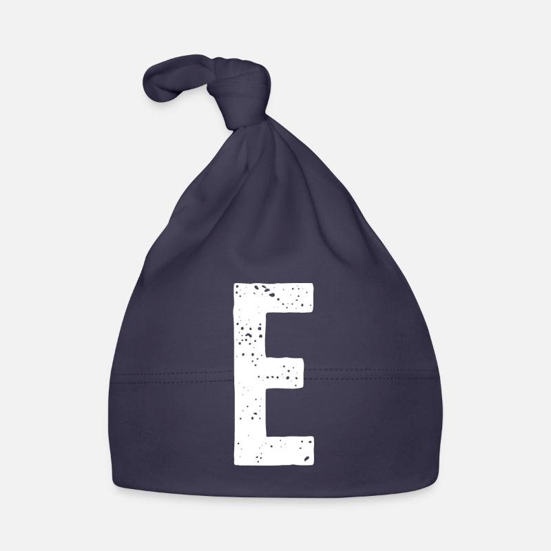 Lettre E Bonnet bio Bébé