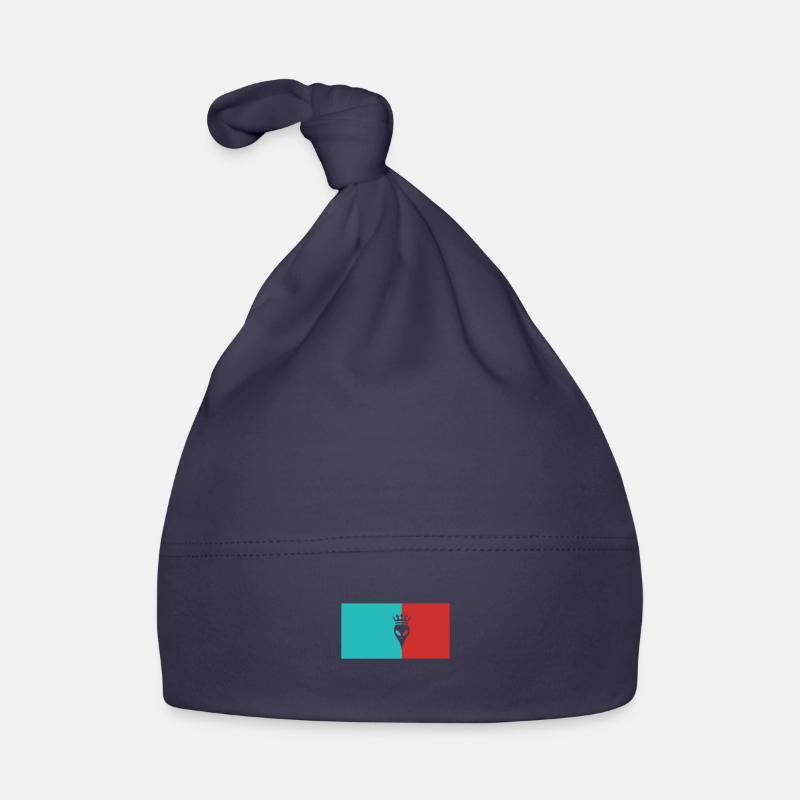 Drapeau de la planète extraterrestre - Bonnet bio Bébé - marine