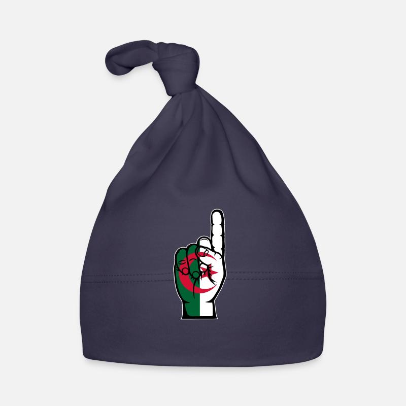 Algeria flag number 1 Organic Baby Cap