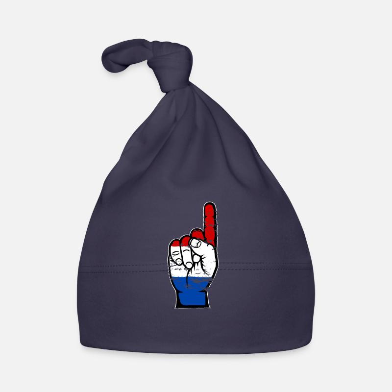 Drapeau hollandais numéro 1 utilisé Bonnet bio Bébé
