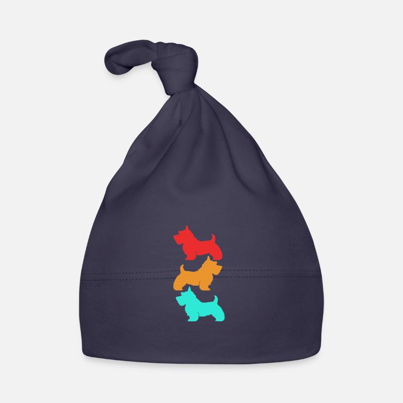 Scottish Terrier Organic Baby Cap