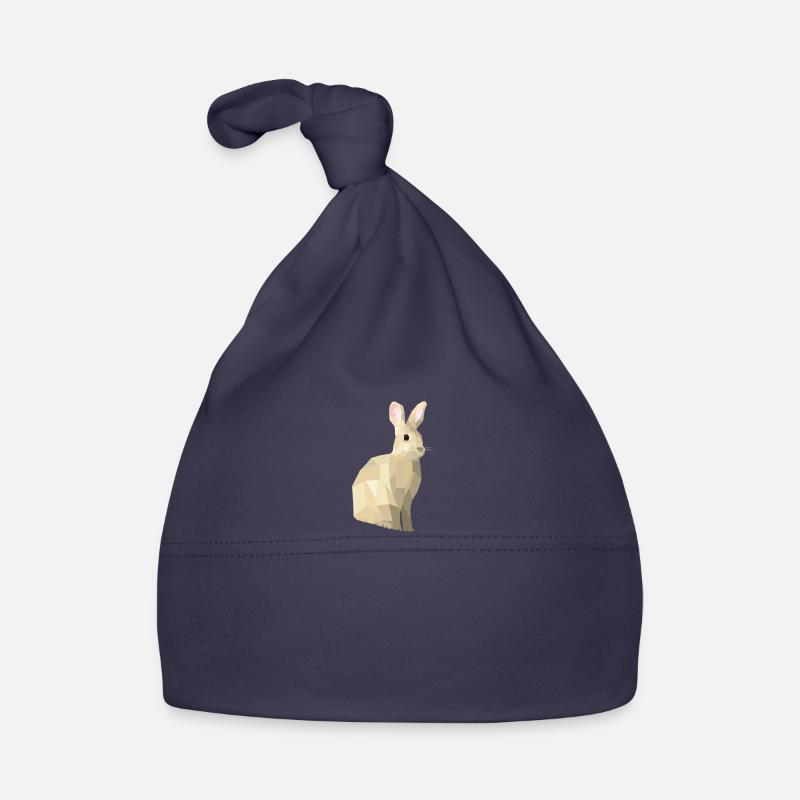 Lapin Lowpoly - Nyhaux Bonnet bio Bébé