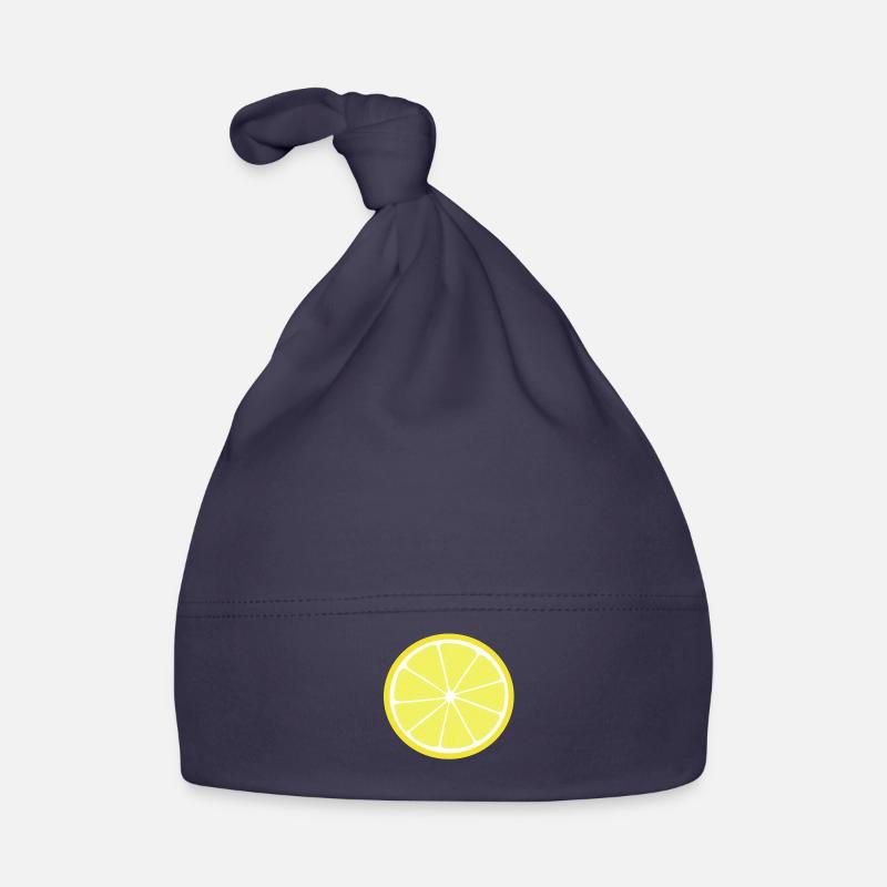lemon slice Organic Baby Cap