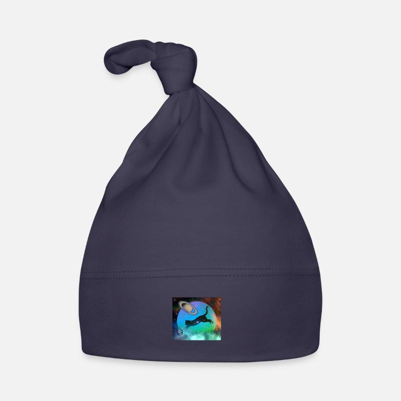 Chat de l’espace galactique Bonnet bio Bébé