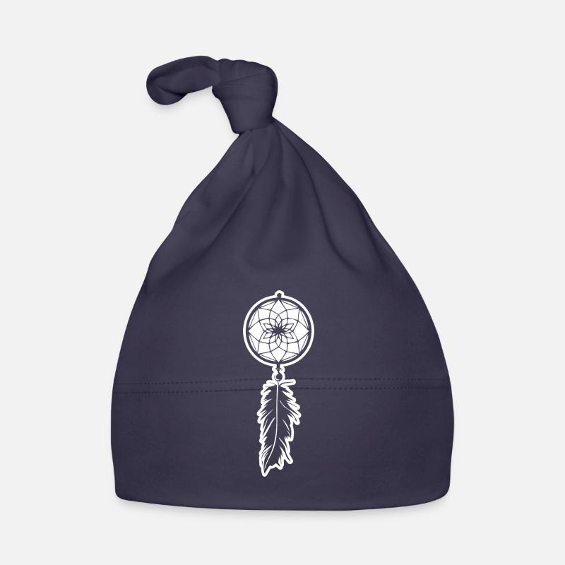 Attrape-rêves - Bonnet bio Bébé - marine