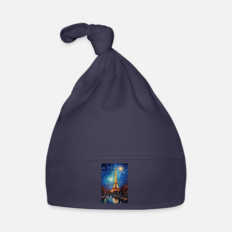 Eiffelturm Baby Bio-Mütze