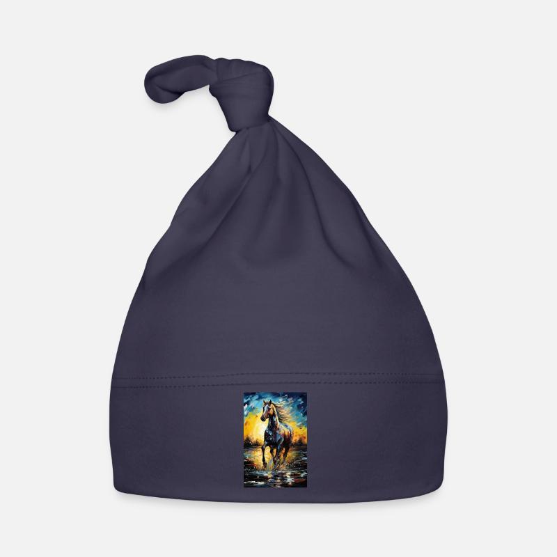 Pferd Baby Bio-Mütze