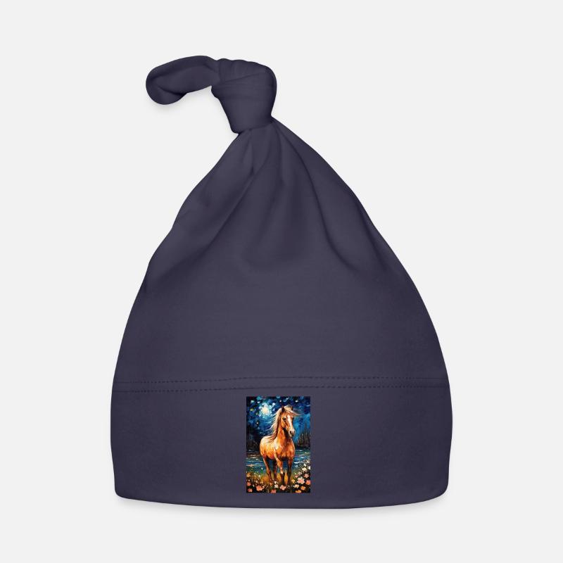Pferd Baby Bio-Mütze