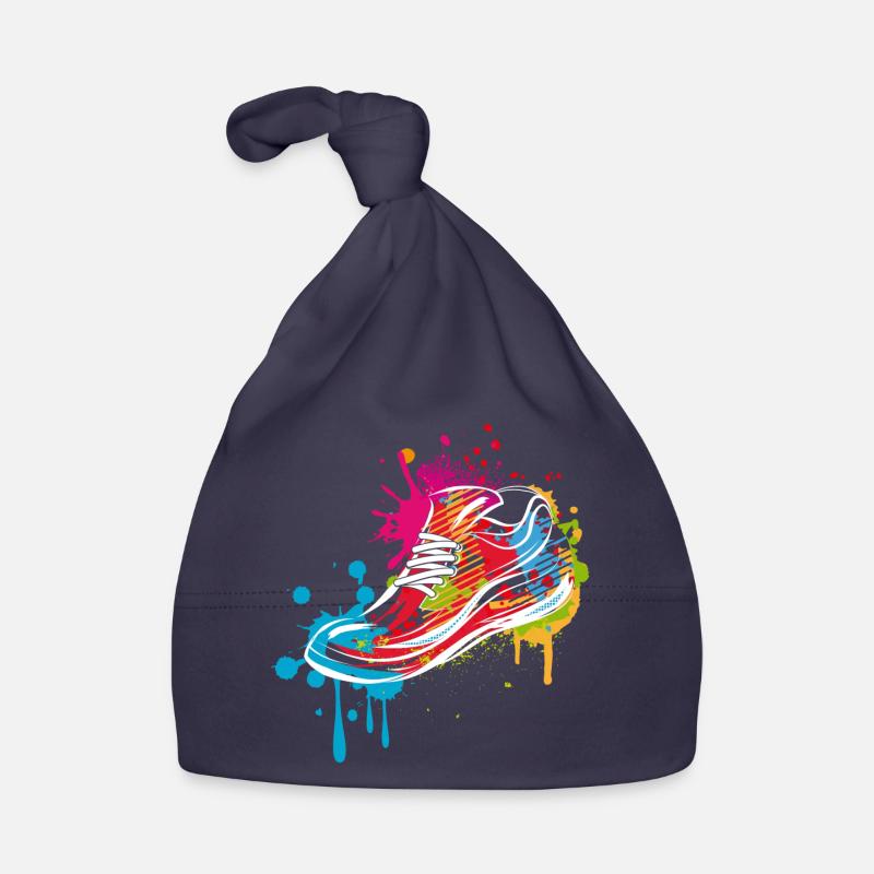 Graffiti Sneaker - Bonnet bio Bébé - marine