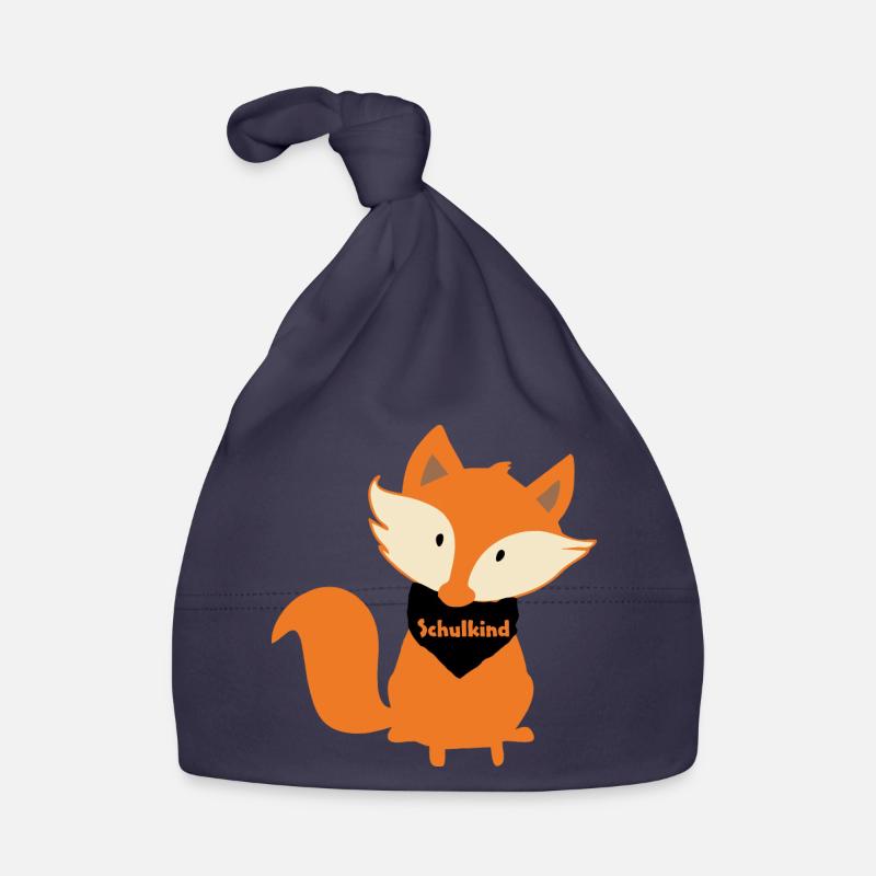 Fuchs Schulkind Kind Einschulung Baby Bio-Mütze
