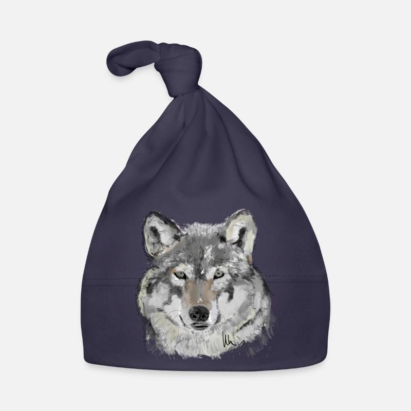 Wolf Baby Bio-Mütze