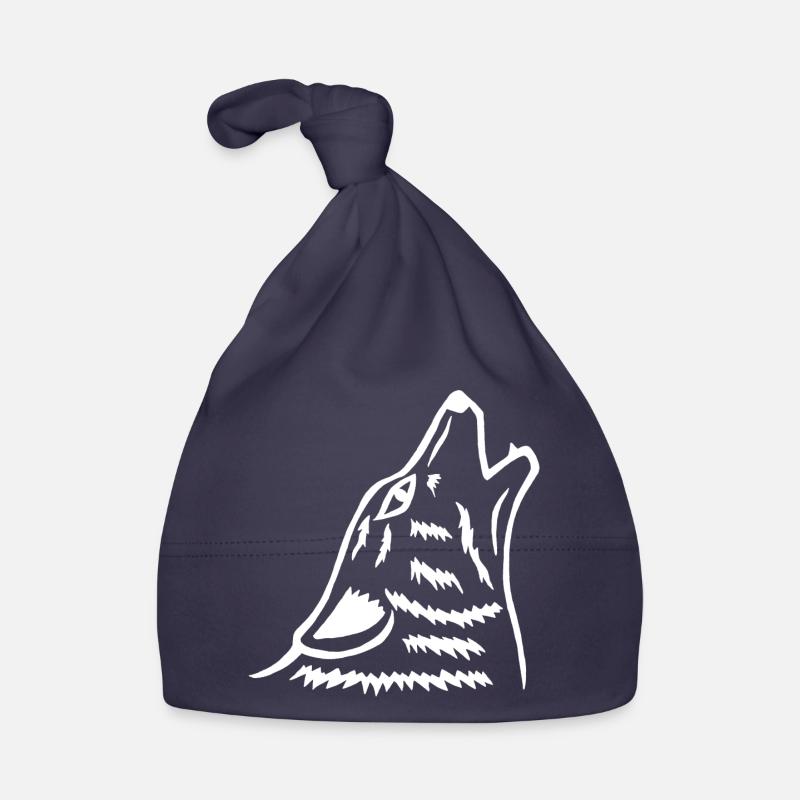 Das Heulen des weißen Wolfes Baby Bio-Mütze
