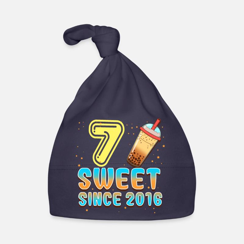 7e anniversaire Bubble Tee Bonnet bio Bébé