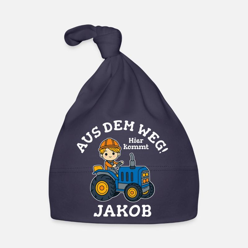 Jakob Vorname Traktor Baby Bio-Mütze