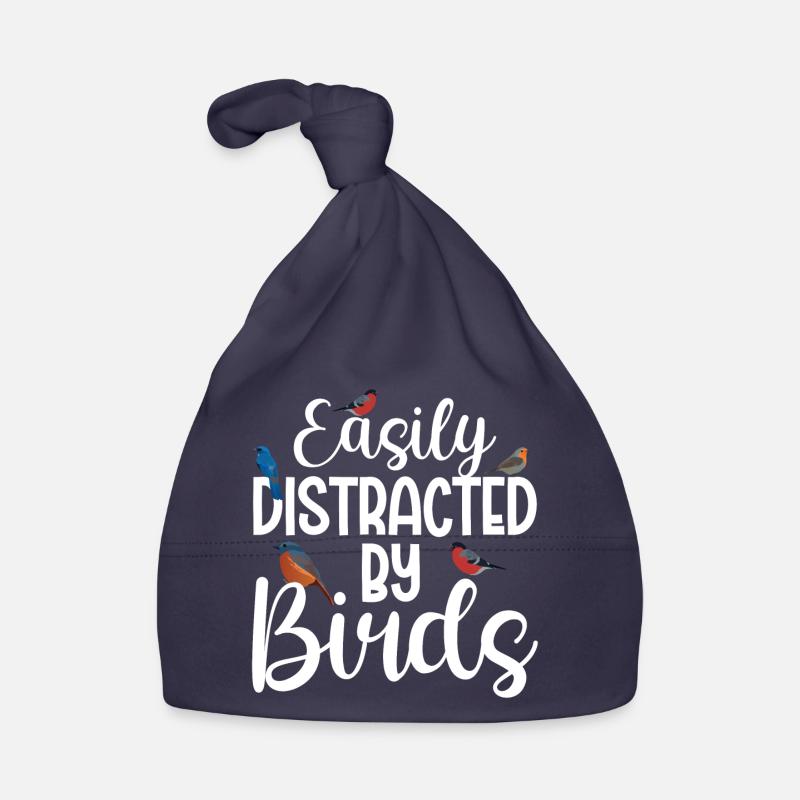 Easily Distracted by Birds Organic Baby Cap