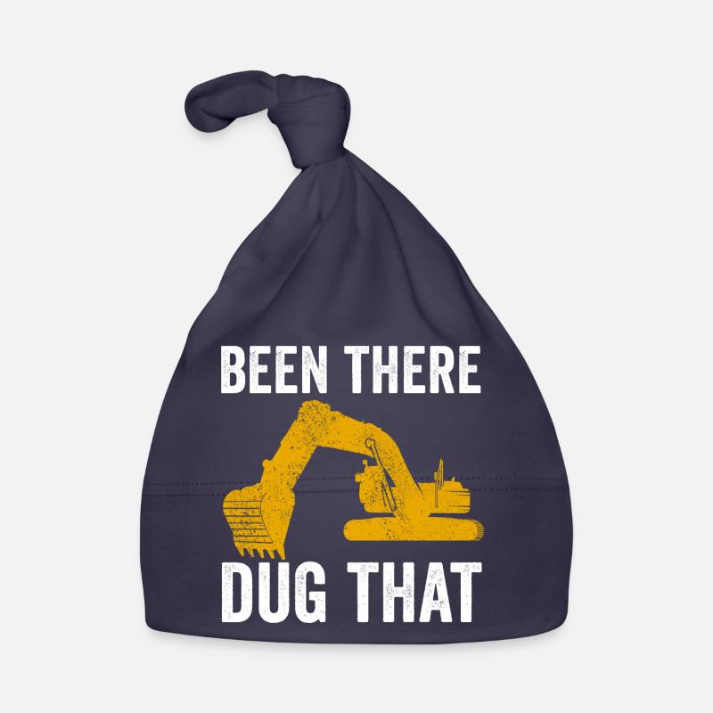 Excavator Driver Construction Worker Excavator Organic Baby Cap
