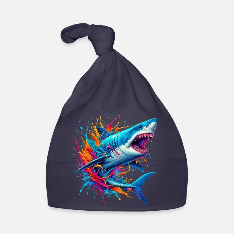 Shark Organic Baby Cap