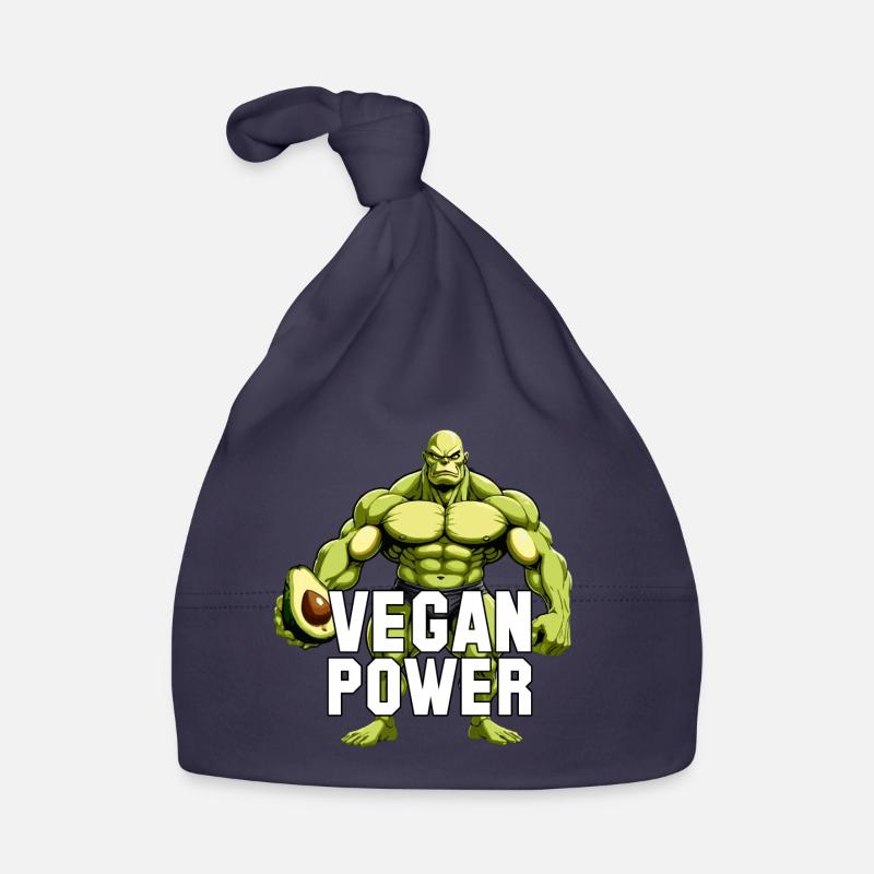 Cadeau de muscles de superaliments d’avocat végétalien Bonnet bio Bébé