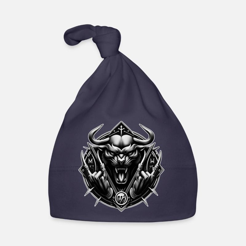 Iron Bull Crest Organic Baby Cap