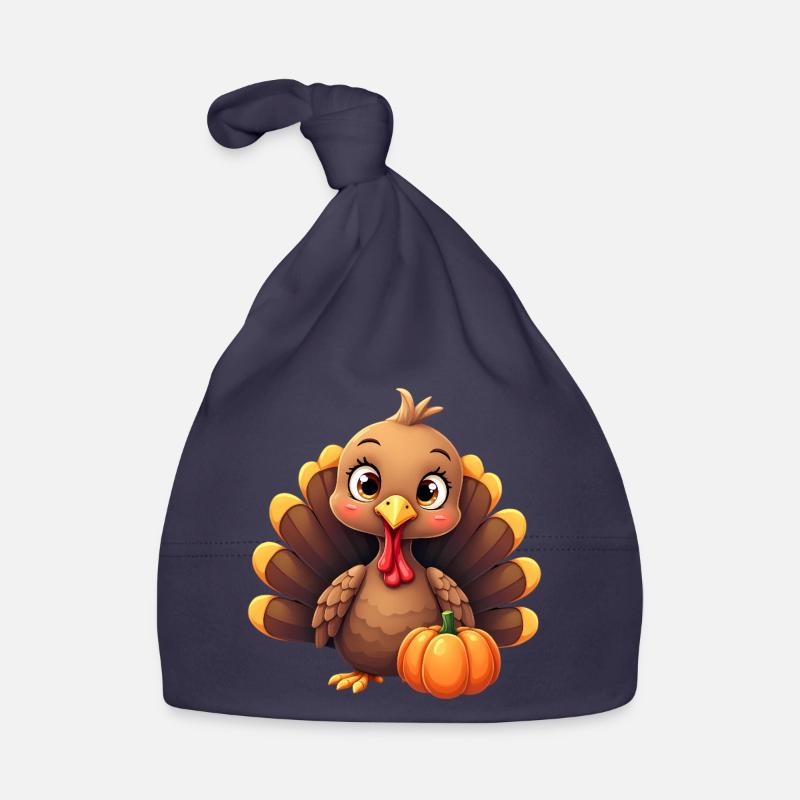 Bébé dinde de Thanksgiving Bonnet bio Bébé