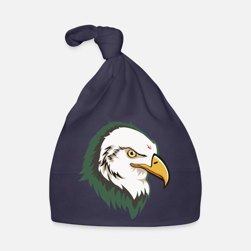 Eagle Head Organic Baby Cap