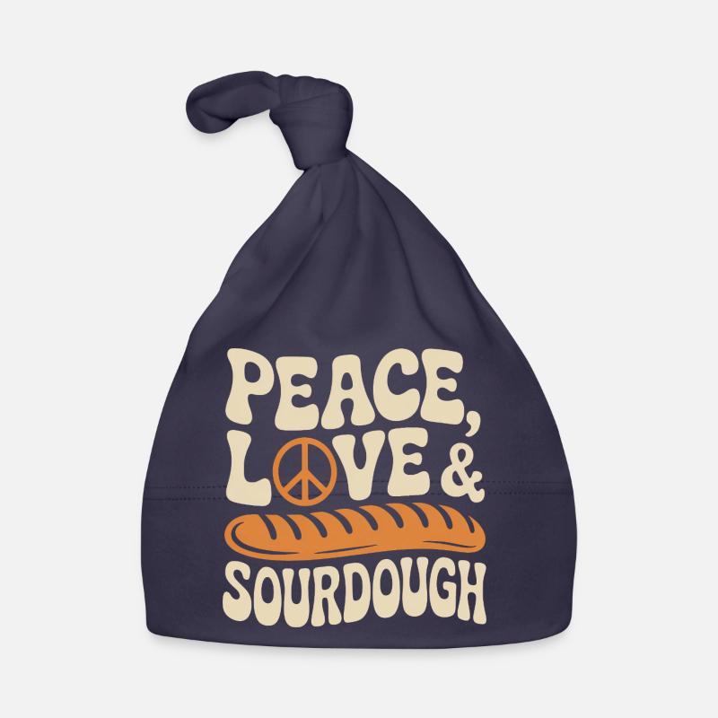 Friedensliebe Sauerteig Baby Bio-Mütze