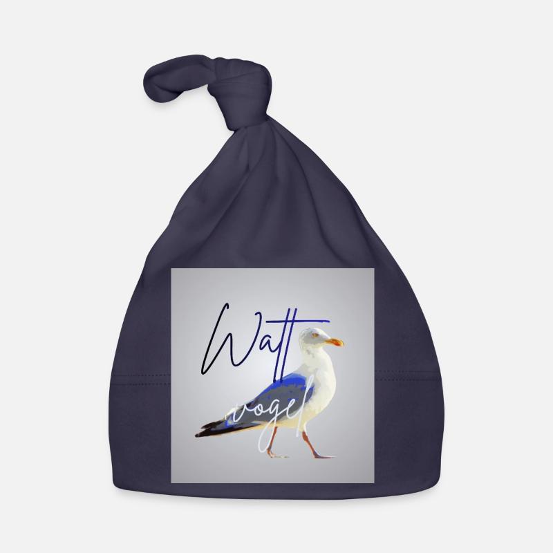Wattvogel_3 - Organic Baby Cap - navy