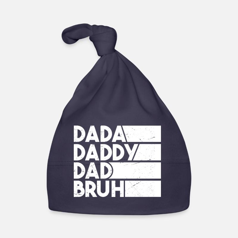 Dada Daddy Dad Bruh Organic Baby Cap