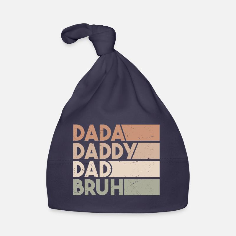 Dada Daddy Dad Bruh Organic Baby Cap