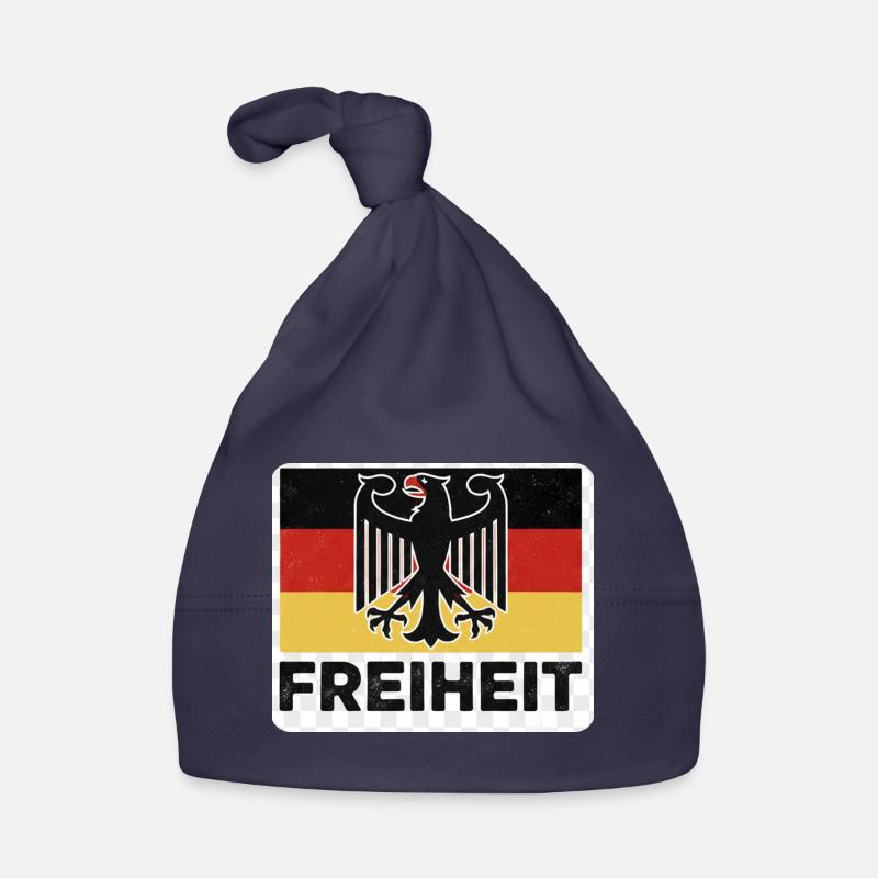 Drapeau de la Liberté avec aigle Bonnet bio Bébé
