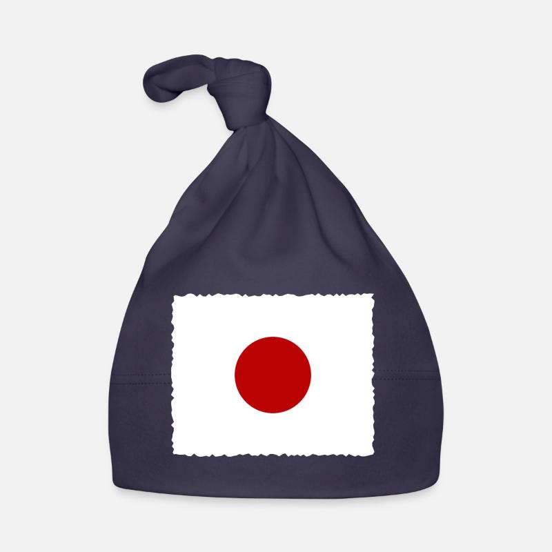 Drapeau du Japon utilisé Look Nihon drapeau japonais Bonnet bio Bébé