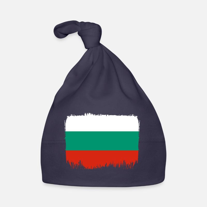 Drapeau de la Bulgarie Drapeau bulgare Sables d’or Bonnet bio Bébé