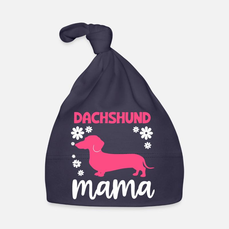 Dackel Hund Baby Bio-Mütze