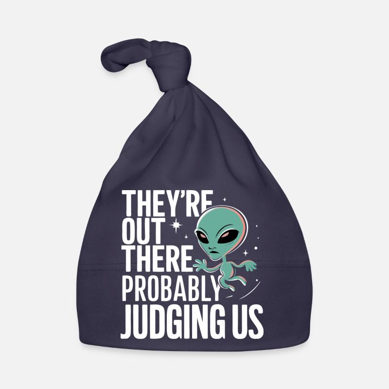 Alien UFO Aliens Außerirdischer Organic Baby Cap