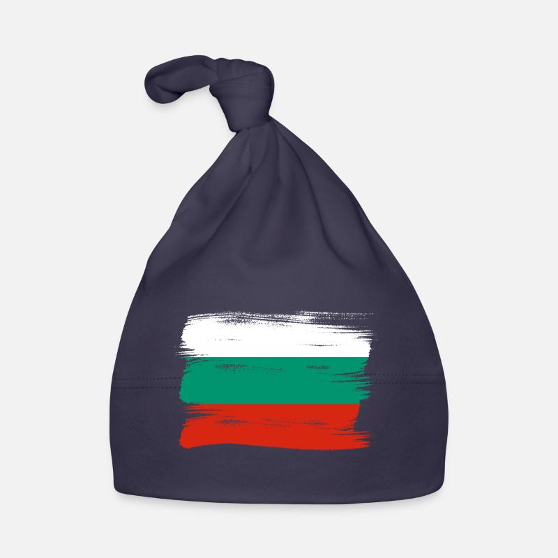 Drapeau de la Bulgarie Drapeau bulgare Sables d’or Bonnet bio Bébé